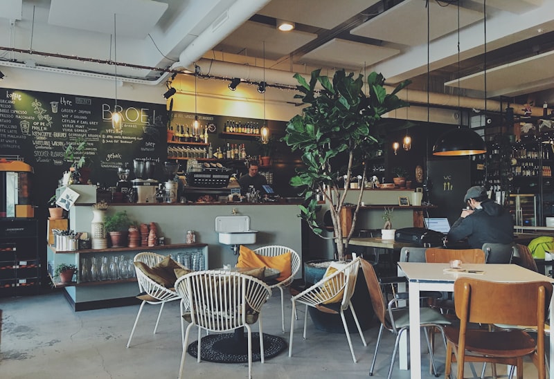Relaxed seating area